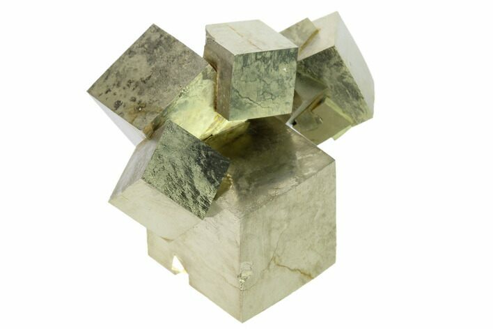 Natural Pyrite Cube Cluster - Spain #168621